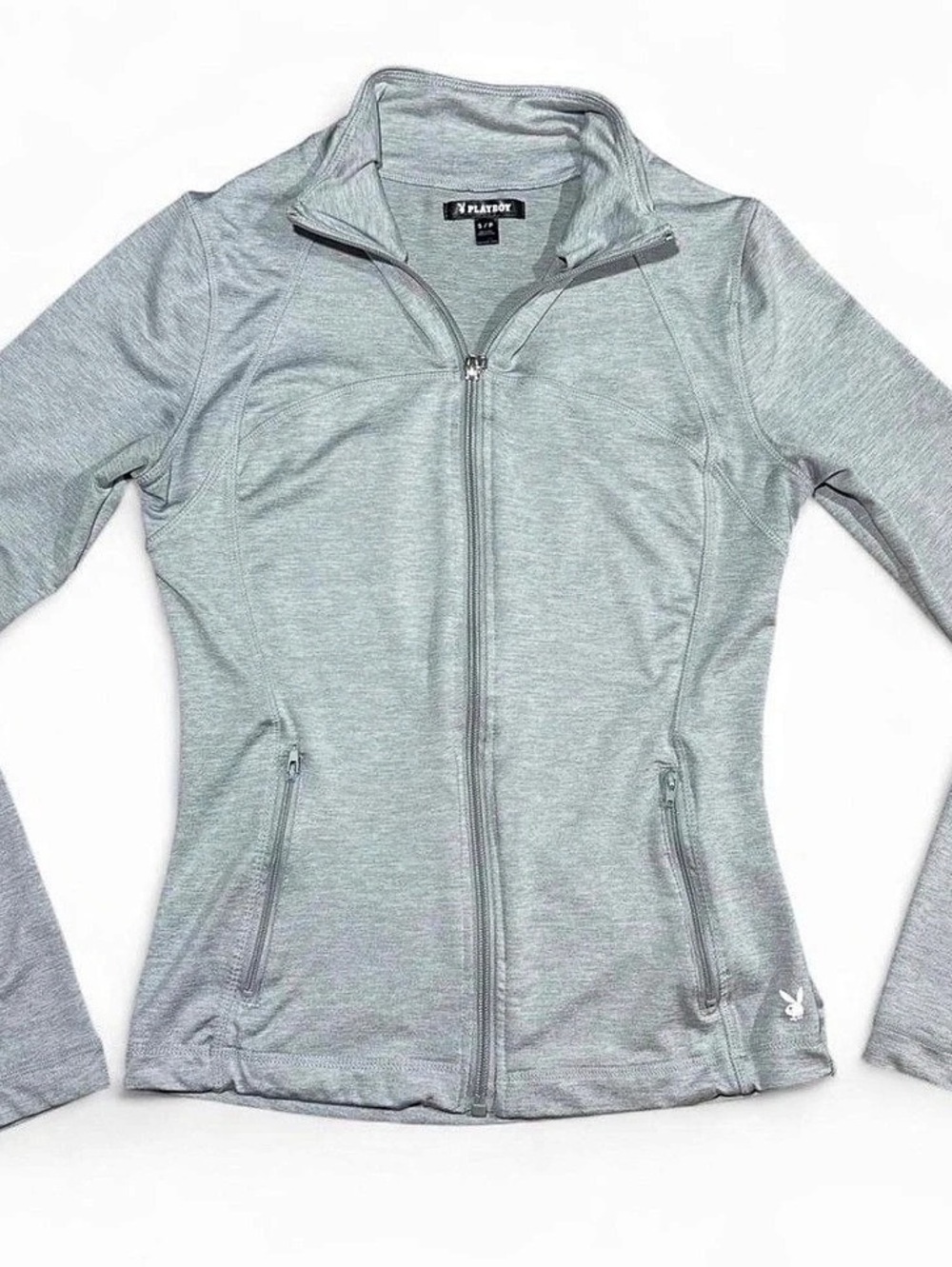 Sporty Y2K Streetwear Playboy Athletic Zip-Up